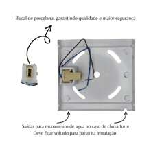 Kit 04 Slim Wall Light 2 Spotlights 110/220 Volts - Xem 6