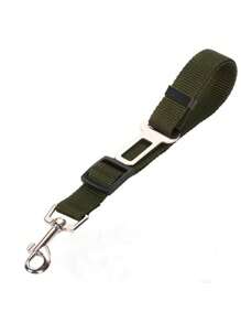 1 Pet Car Safety Leash, Adjustable Car Harness For Dogs And Cats