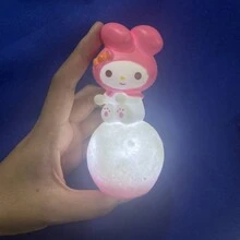 1 món quà Giáng sinh Sanrioed Melody , đồ trang trí để bàn phòng ngủ tại nhà, đèn ngủ - Nhiều màu - Xem 2