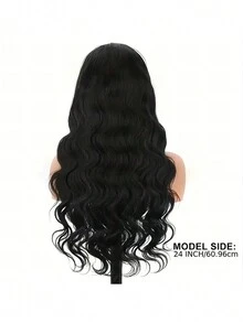34 Inch 13x4 Body Wave Lace Front Wigs Human Hair For Women 150% Density Lace Front Wigs Human Hair Pre Plucked With Baby Hair Natural Hairline Brazilian Virgin Glueless Human Hair Wigs Wigs For Women Human Hair Wigs (8-34 Inch) - Natural & Black - View 5