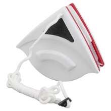 Cây lau kính từ tính Cây lau cửa sổ Gương Kính Sứ Hai mặt Hai mặt Gạt nước Nam châm mạnh Chống rơi Vệ sinh đa năng - trắng - Xem 1