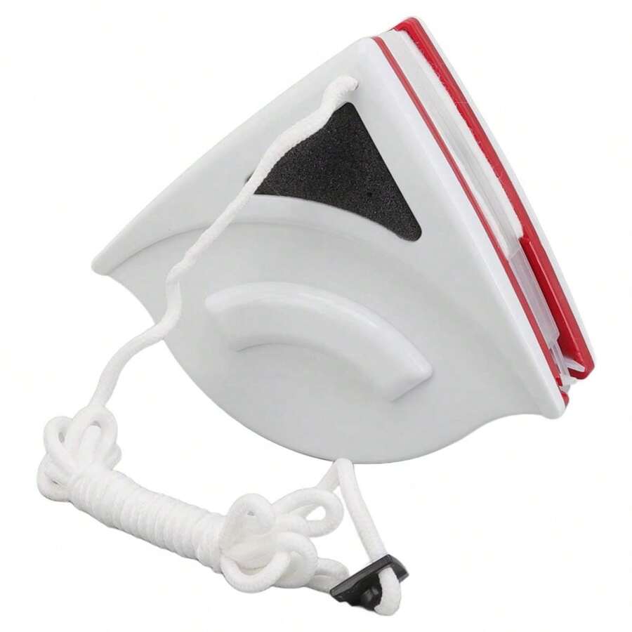 Cây lau kính từ tính Cây lau cửa sổ Gương Kính Sứ Hai mặt Hai mặt Gạt nước Nam châm mạnh Chống rơi Vệ sinh đa năng - trắng - Xem 1