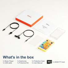 Oilsky 80GB MP3 播放器，带蓝牙和 WiFi，Mp3 和 Mp4 音乐播放器，带 Spotify、音乐、Deezer、Audible、浏览器，4.0 英寸 IPS 触摸屏 Android 播放器，带扬声器、FM 收音机，最高 512GB - 黃色 - 查看 8