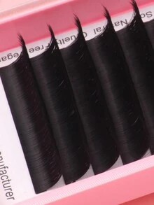 0.05 C 卷曲简易扇形睫毛延长 自动扇形睫毛 自然哑光深色睫毛延长 自助扇形睫毛延长用品 超柔软超哑光黑色 C 卷曲混合托盘 8-15 毫米俄罗斯卷曲经典单根睫毛 羊绒简易扇形睫毛延长 - C - 查看 9