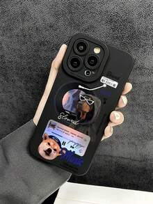 Ốp lưng điện thoại in băng cassette cổ điển tương thích với iPhone 16/16 Pro Max, iPhone 15 XR/7/8, iPhone 15 Pro Max, iPhone 12 Pro Max/13 Pro Max/14 Pro Max, iPhone 13/14/11/12P/14P, 11P, 12P và Galaxy A12 A14, A23, A33, A72, A52 S22, S23FE, S23 Ultra, S22 Ultra, S24 S24 Ultra 5G, Redmi 11, Redmi Note 12 Redmi 13 Lite, Ốp lưng điện thoại Redmi - màu đen - Xem 1