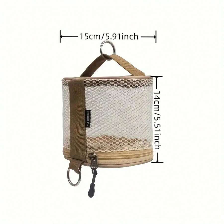 Outdoor Camping BBQ Paper Towel Dispenser, Retractable Car Paper Towel