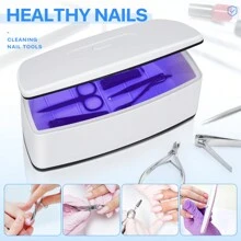 TOEDO Nail Tool Sterilizer,Portable Large USB Sterilization Box High Temperature Cleaning Box For Manicure Salon,Tweezers,Tattoo,Scissors,Jewelry,Phone, Watch,Underwear - Multicolor - View 4