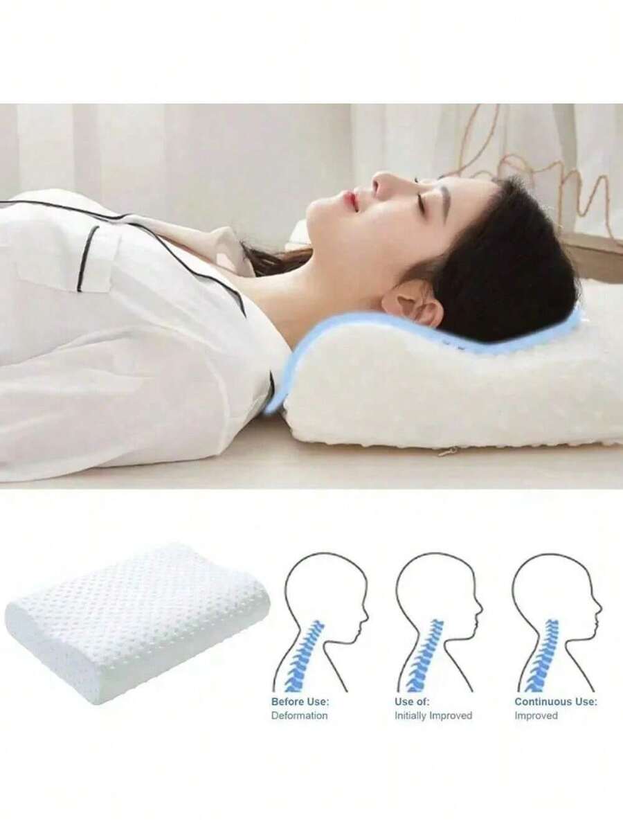 Adjustable Side Sleeper Pillow For Neck Shoulder Pain Relief Orthopedic