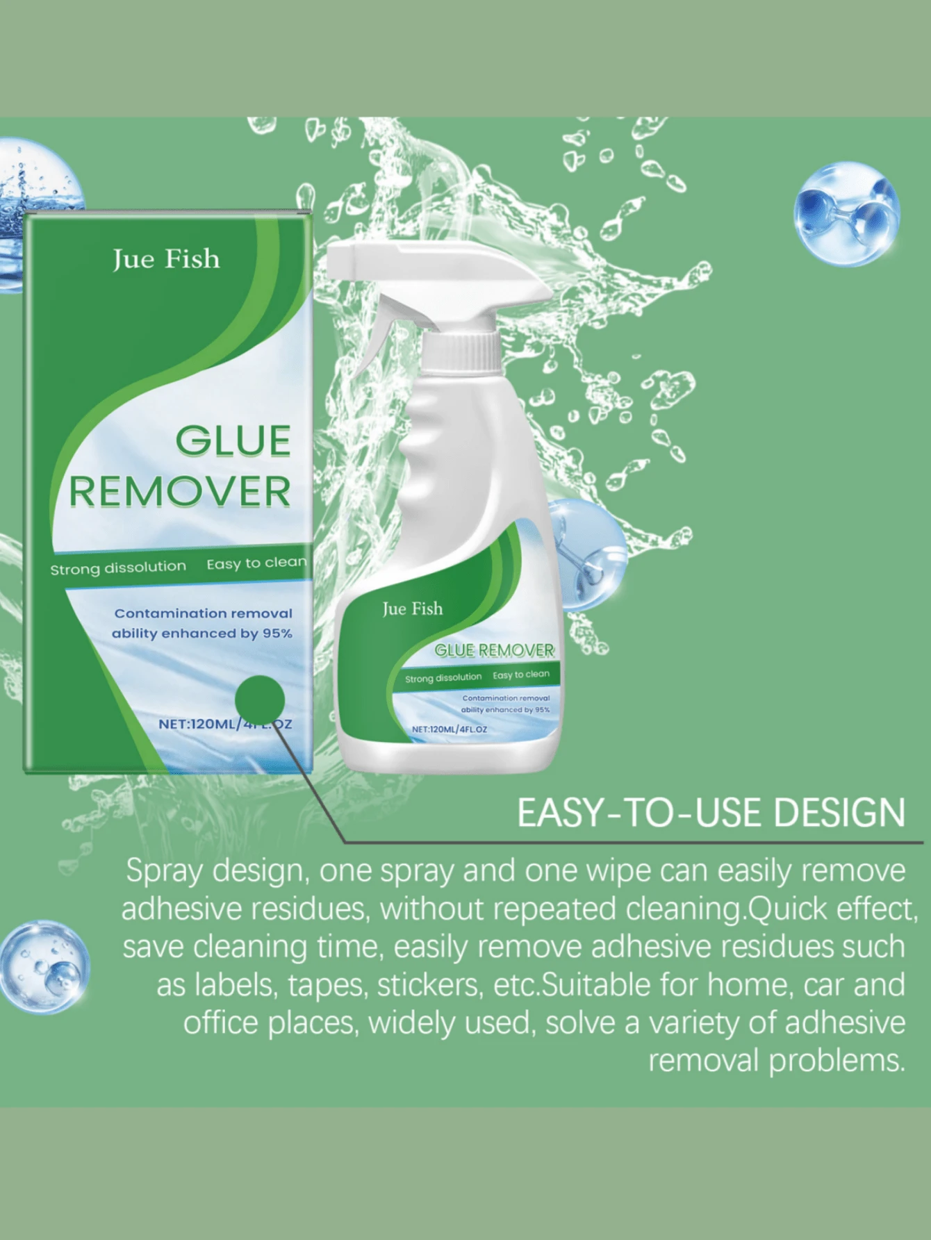 Household Adhesive Remover Household Glass Door And Window Sticker