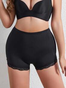 Women Padded Butt Lifting Shapewear Shorts, High Waisted Elegant Tummy Control Panties, Sculpting Smoothing Hip Enhancing Briefs