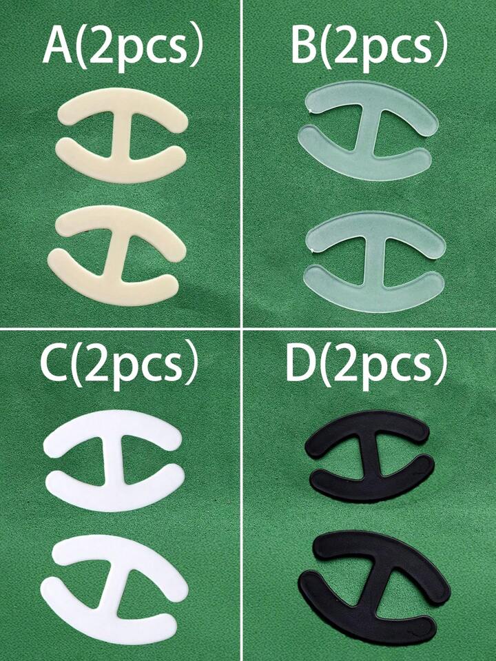 4pcs/2pcs Flower Shaped Bra Strap Clips, Invisible Anti-Slip Bra Strap Holders Women's Undergarment Accessories Invisible Slip-Proof Bra Strap Buckle For Lingerie - Crossback Straps, Transparent Buckle, Anti-Slip