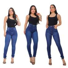 Kit Of 3 Women's Pants Wholesale Fashion Premium High Waist - 藍色 - 查看 1