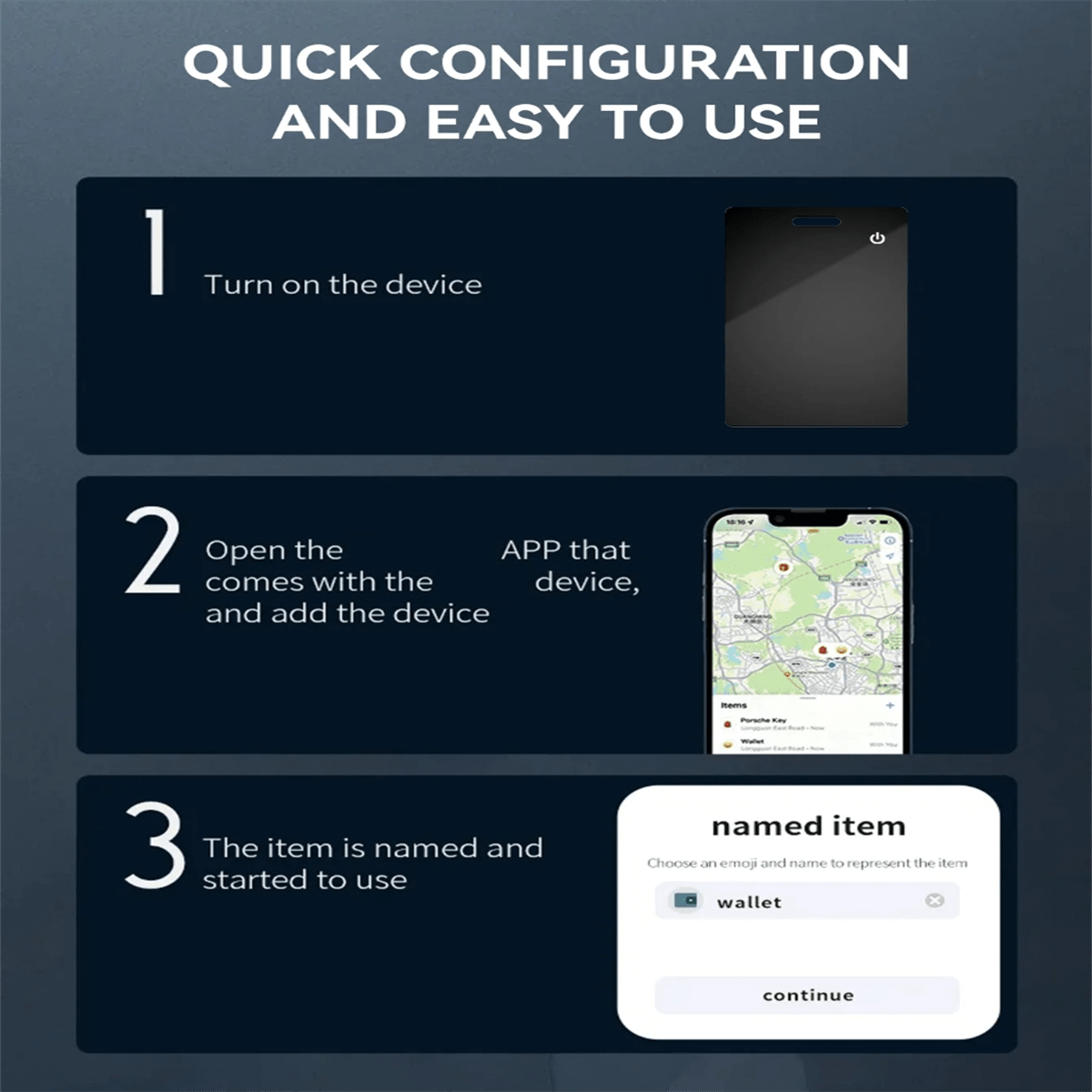 Air Card UltraThin Credit Card Finder Smart GPS Card Finder Wallet