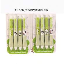 4 chiếc bút bi mực gel siêu mềm chủ đề gấu trúc - Đầu bút bằng nhựa trung bình khô nhanh - Tay cầm thoải mái cho văn phòng, trường học, sinh nhật và quà tặng - Nhiều màu - Xem 11