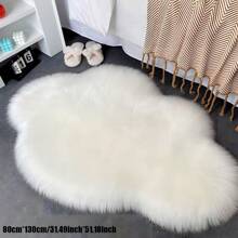 1 Thảm trải sàn hình đám mây mềm mại - Thiết kế mềm mại và sang trọng - Hoàn hảo cho phòng khách hoặc phòng ngủ, có thể đặt tự do, dễ vệ sinh và dễ bảo trì - trắng - Xem 11