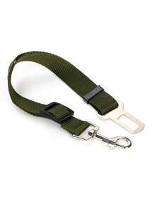 1 Pet Car Safety Leash, Adjustable Car Harness For Dogs And Cats