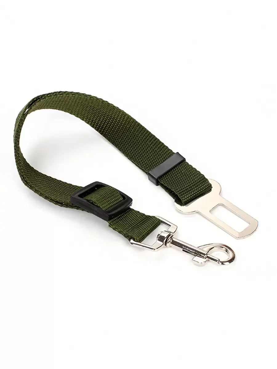 1 Pet Car Safety Leash, Adjustable Car Harness For Dogs And Cats