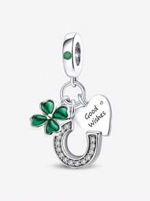 1Pc Clover Lucky Straw Series Beads For Women Bracelets Bangles DIY Jewelry Making And Daily Outfit Matching Jewelry Decoration For Girls