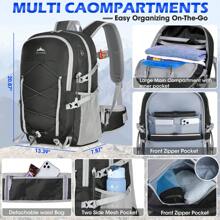 Balo đi bộ đường dài 40L Balo đi bộ đường dài có thể gấp gọn, chống nước, nhẹ, có thể gấp lại, ba lô cắm trại, Giáng sinh, mùa đông, mùa thu, quà tặng Giáng sinh, túi đựng đồ đi học, quà tặng Lễ Tạ ơn, du lịch, kỳ nghỉ, máy tính, túi thể thao, dung tích lớn, du lịch đa năng, ngoài trời, chống nước, cắm trại, đi bộ đường dài, học sinh, đa chức năng, ba lô thời trang, tiện dụng, quà tặng cho bố, túi đeo ngực, túi đeo hông, túi đeo vai, túi da, túi Hobo, túi quà tặng, đồ dùng du lịch thiết yếu, túi du lịch, túi tập thể dục, túi đi biển mùa hè, trở lại trường - Nhiều màu - Xem 5