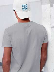 Men's T-Shirt 100% Cotton Premium Holy Diver Streetwear Shirt - Xám - Xem 2