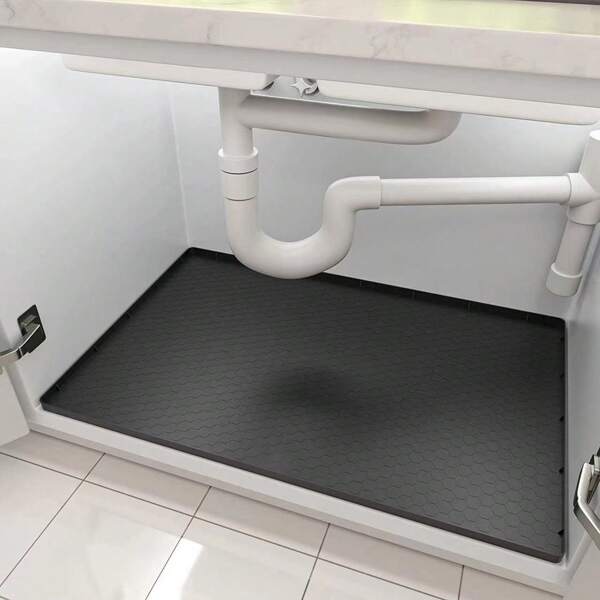 Sink Bottom Mat - Kitchen Sink Mat Waterproof, Silicone Sink Mat For Shelf Liner Organizer, Cabinet Sink Protector Drip Tray For Kitchen Bottom, Bathroom. 37" X 22", 34" X 22", 31" X 22", 28" X 22", 25" X 22", 22" X 19" Sink Mats