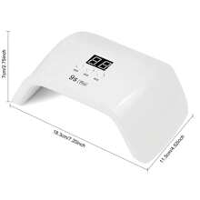 LIMEGIRL 24 LED Bead Nail Lamp, UV LED Nail Dryer Light For Gel Nails Polish, 3 Timer Settings ,USB Powered Professional