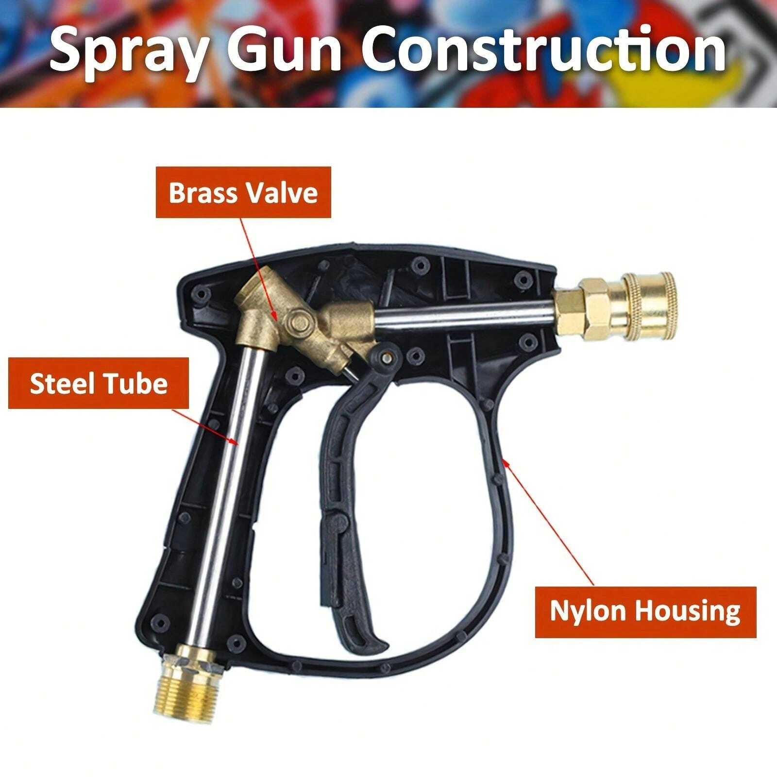 BEAR FORCE 1 Set BEAR FORCE Pressure Washer Spray Gun M2214 Max 3000
