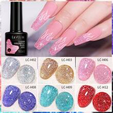 LILYCUTE 7ML Sơn gel móng tay lấp lánh hiệu ứng lấp lánh nhiều màu sắc lâu trôi ngâm nghệ thuật làm móng Gel Varnish - Nhiều màu - Xem 4