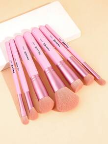 Bộ cọ trang điểm chuyên nghiệp MAANGE 7 chiếc với cán màu hồng hình củ sen, cọ nền, cọ má hồng, cọ phấn phủ, cọ tạo khối, cọ che khuyết điểm, cọ phấn mắt, cọ tán phấn, dụng cụ trang điểm với sợi mềm dễ mang theo, cọ khi đi du lịch, quà tặng cho phụ nữ và trẻ em gái, bộ cọ, bộ cọ trang điểm, bộ cọ trang điểm, bộ trang điểm hoàn chỉnh, bộ cọ trang điểm, bộ trang điểm hoàn chỉnh, bộ cọ, bộ cọ trang điểm, bộ quà tặng trang điểm - Bụi hồng - Xem 1