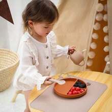 1pc Silicone Placemats For Children And Infants, Feeding Table Mats, Anti-Scalding And Anti-Slip Mats