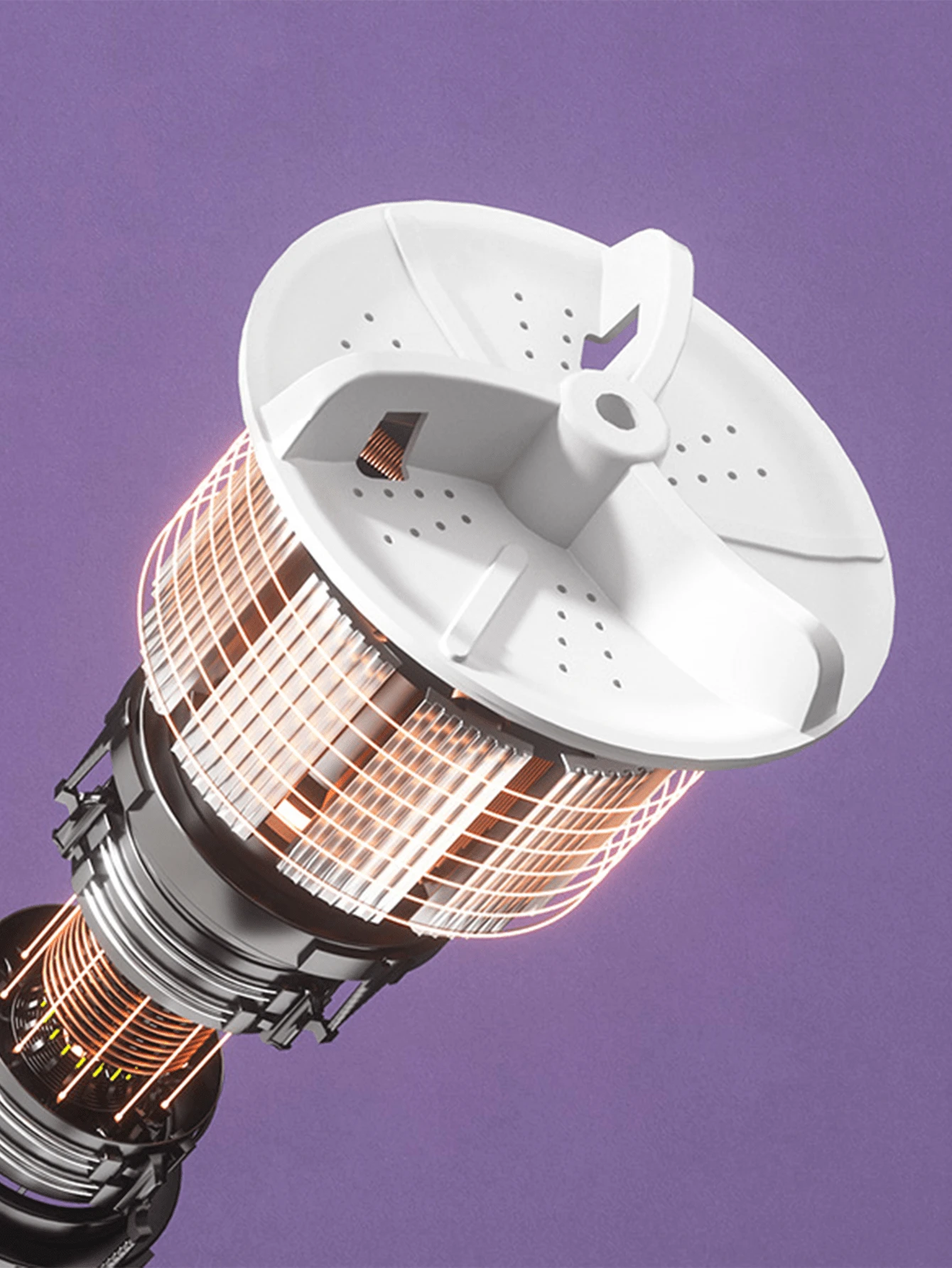 6L Mini Portable Folding Washing Machine For Underwear Small Fully Automatic Washing Integrated