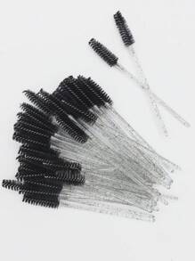 200 件 100 件 50 件睫毛膏棒睫毛刷、眉刷涂抹器化妆刷工具套件用于睫毛延长和化妆 - 彩色 - 查看 13