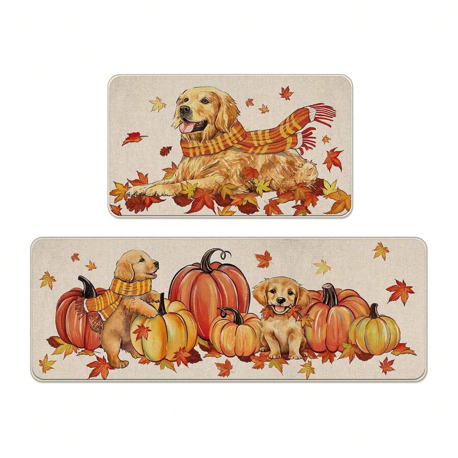 浴室垫 房间装饰 户外地毯 门垫 浴室配件 返校秋季装饰 玄关装饰 浴室 厨房装饰 - 黃色 - 查看 1