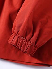 JIANHU Autumn New Fashion Lightweight Red Jacket - Red - View 6