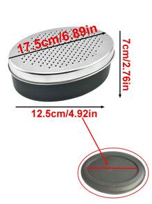 قرارة من الفولاذ المقاوم للصدأ قطعة واحدة، مبشرة زنجبيل ذات وجهين، بشارة جبن متعددة الوظائف، أداة مطبخ لخضراوات والفواكه مع علبة تخزين