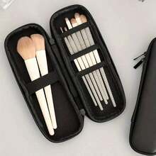 1 hộp đựng bút chống nước đơn giản, đựng bút chì, bút viết tay, bút nghệ thuật, hộp đựng tai nghe - màu đen - Xem 1