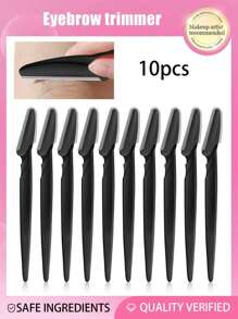 Eyebrow Shaving Razor Set, Exfoliating And Dermabrasion Tool, Face And Body Hair Trimmer, Long-Handled Eyebrow Shaper