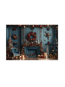 3D Sublimated Fabric Photographic Background Christmas 2.20x1.50 Horizontal - FFF-2266 - 查看 1