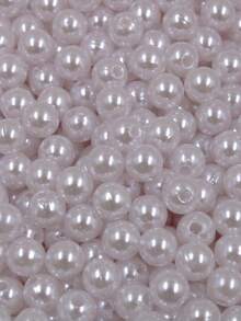 500 Traditional Pearl Beads Irregular Or Milky 6mm With Hole 5 Colors Jewelry - 傳統套件5 - 查看 6