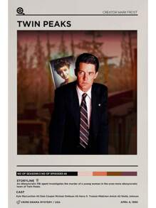 1pc Classic Tv Series Cover Poster Canvas Painting Modern TV Show Wall Art Picture For Room Decor No Frame