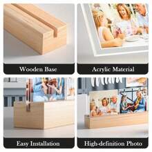 Personalized Birthday Gifts For Women & Men, Custom Picture Collage Frames With Night Light, Custom Acrylic Plaque With Photos, Personalized Picture Gifts For Women Graduation - Multicolor - View 6