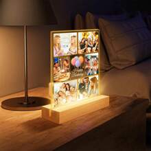 Personalized Birthday Gifts For Women & Men, Custom Picture Collage Frames With Night Light, Custom Acrylic Plaque With Photos, Personalized Picture Gifts For Women Graduation - Multicolor - View 3