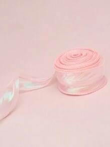 10 Yardas 4CM Cinta de organza iridiscente transparente y ancha para decoración de flores, ramos, guirnaldas, bodas, fiestas de cumpleaños, regalos de Navidad, lazos para el cabello y decoraciones