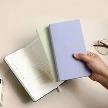 1 件学生每日计划待办事项清单自律打卡习惯养成计划簿 A6 手册便携式随身笔记本可爱彩色笔记本 - 彩色 - 查看 3