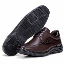 Yakov Leather Men's Orthopedic Dress Shoe Softness - Coffee Brown - View 2