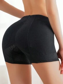 1 quần định hình nâng mông màu đen cạp cao thoáng khí thoải mái cho nữ - màu đen - Xem 2