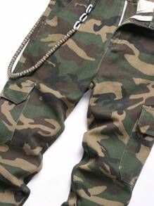 Men's American Military Camo Denim Jeans - Nhiều màu - Xem 3