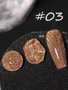 MISS SHAKA 10ml Viral Rhinestone Gel Nail Polish, Holographic Glitter Rhinestone Series, Popular Manicure Gift, Suitable For Women Nails - Multicolor - View 19