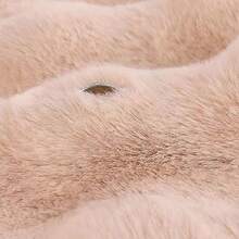 1 vỏ đệm ghế xe hơi sang trọng, một mảnh, thích hợp cho mùa thu và mùa đông, bộ đồ giường, gối, gia đình - Màu Khaki - Xem 2