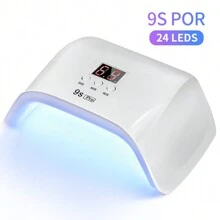 LIMEGIRL 24 LED Bead Nail Lamp, UV LED Nail Dryer Light For Gel Nails Polish, 3 Timer Settings ,USB Powered Professional